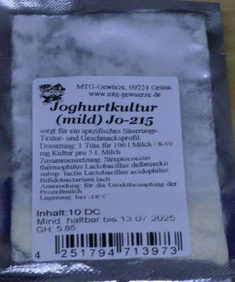 Joghurt-Mix Mischkultur kaufen, Grüna Am Poltermühlenteich